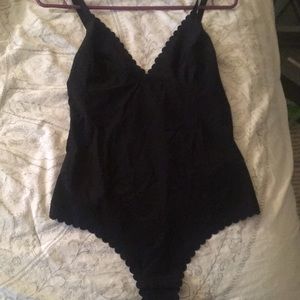 Never worn black bodysuit